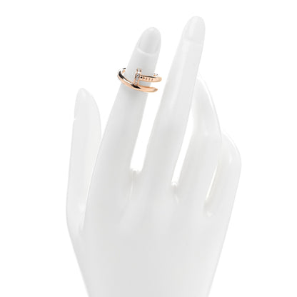 Cartier 18K Pink Gold Diamond Juste Un Clou Ring 47 4 2 of 4