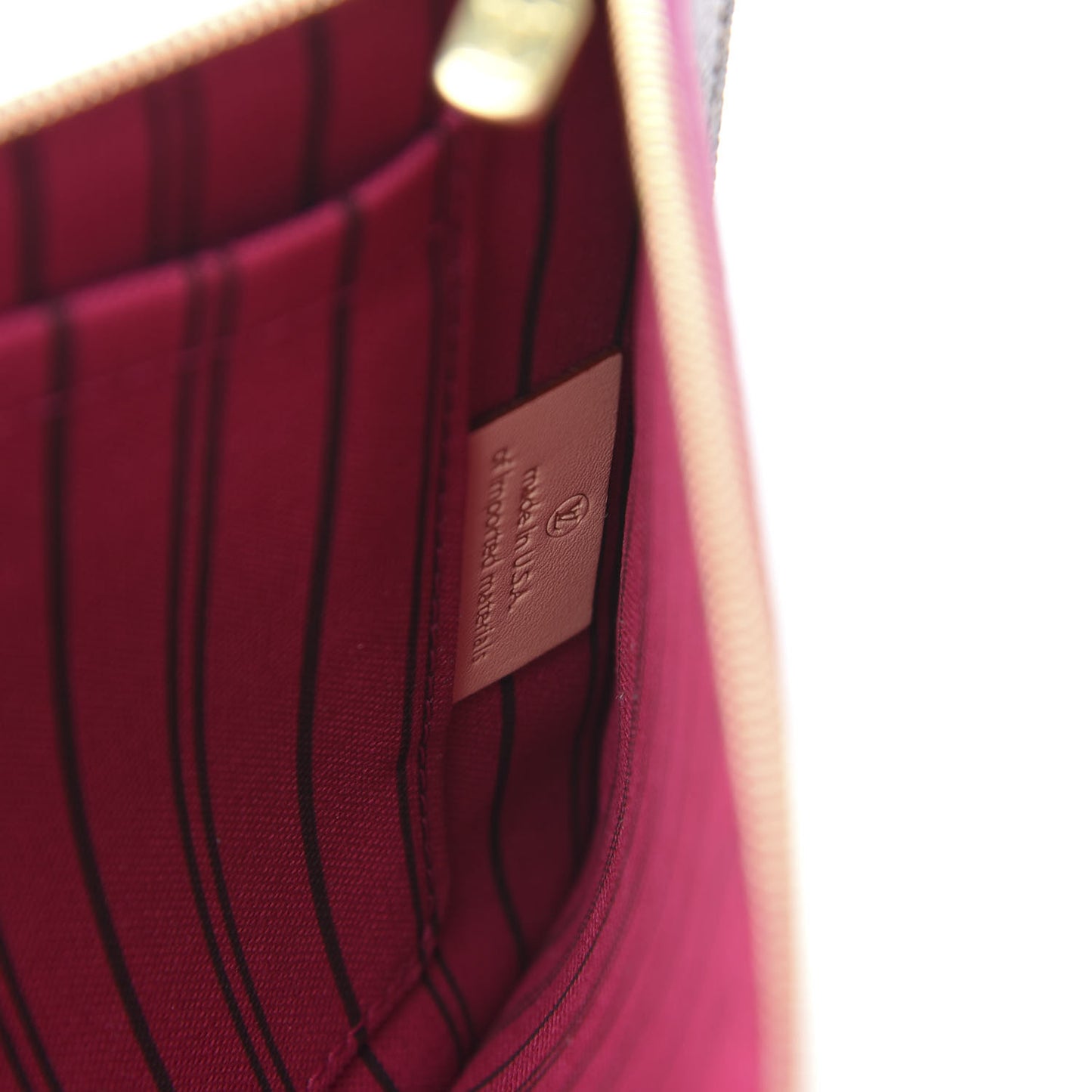 Monogram Neverfull MM GM Pochette Pivoine