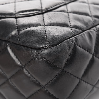Chanel Lambskin Quilted Large Camera Case Black 15 of 17