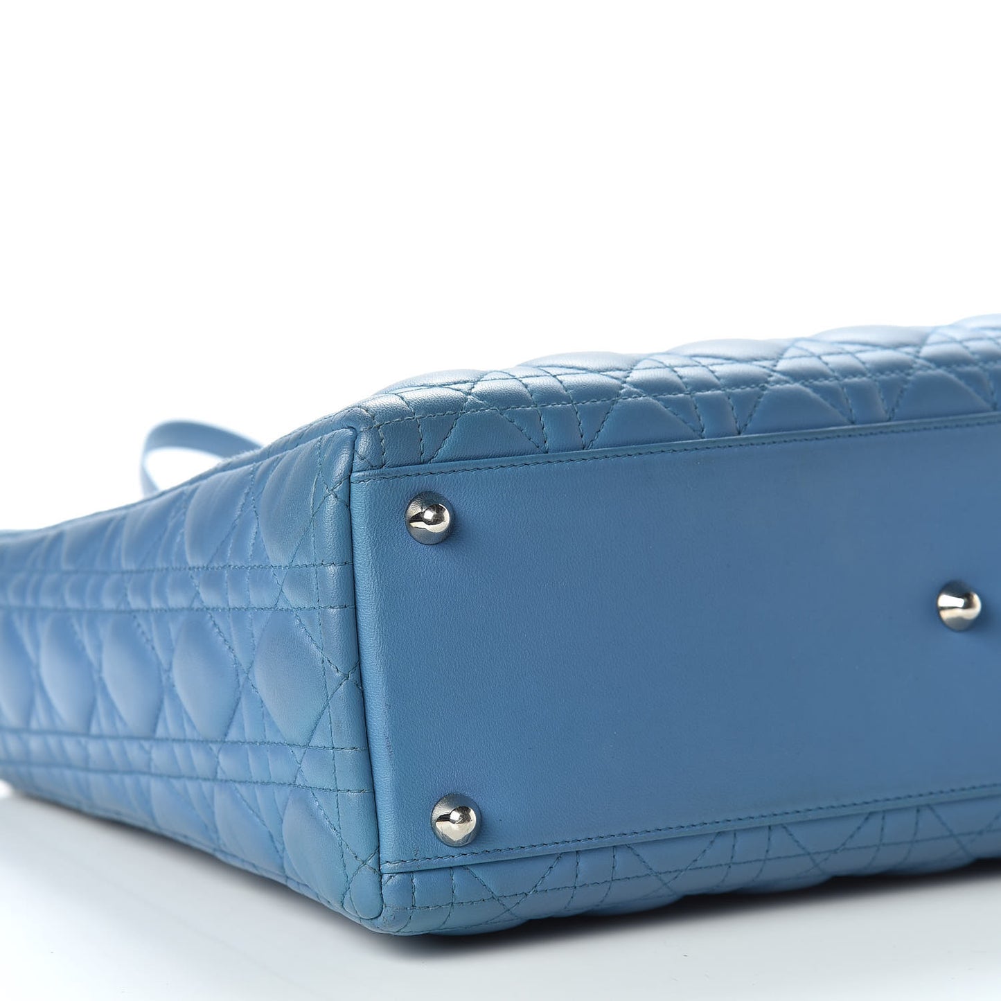 Lambskin Cannage Large Lady Dior Denim