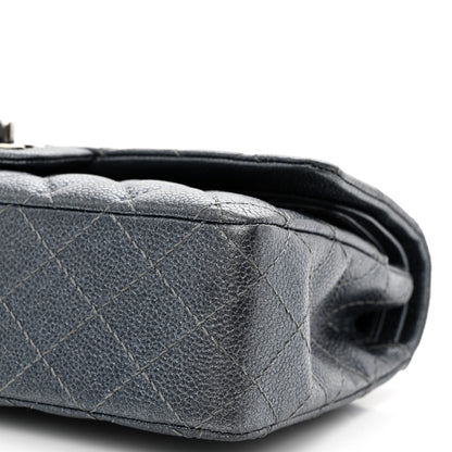 Chanel Pearly Caviar Quilted Medium Double Flap Grey 10 of 10