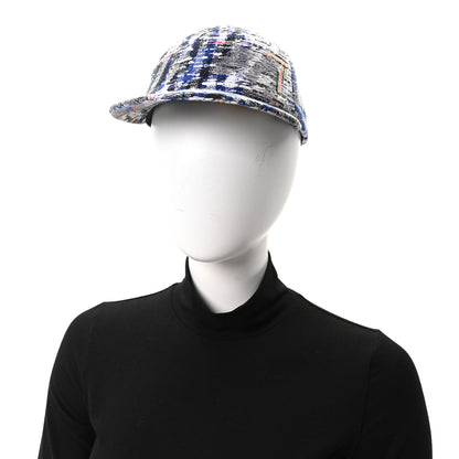 Chanel Cotton CC Cap Hat Blue White Beige 2 of 10