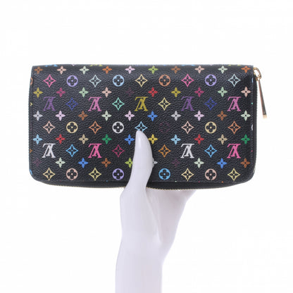Louis Vuitton Monogram Multicolor Zippy Wallet Black Grenade 2 of 7