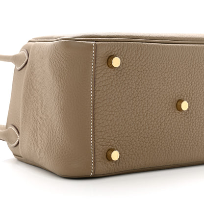 Hermes Taurillon Clemence Lindy 26 Etoupe 9 of 11