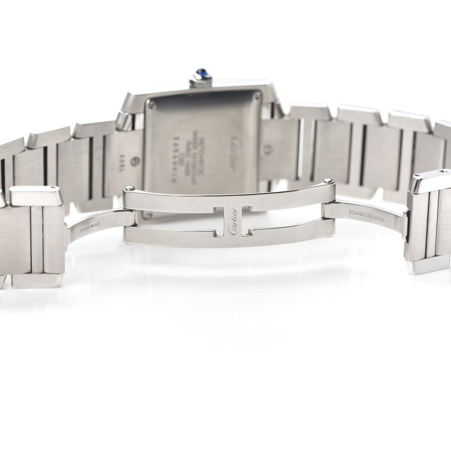 Cartier Stainless Steel 28mm Tank Francaise Automatic Watch 5 of 5