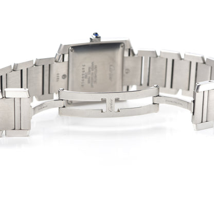 Cartier Stainless Steel 28mm Tank Francaise Automatic Watch 5 of 5
