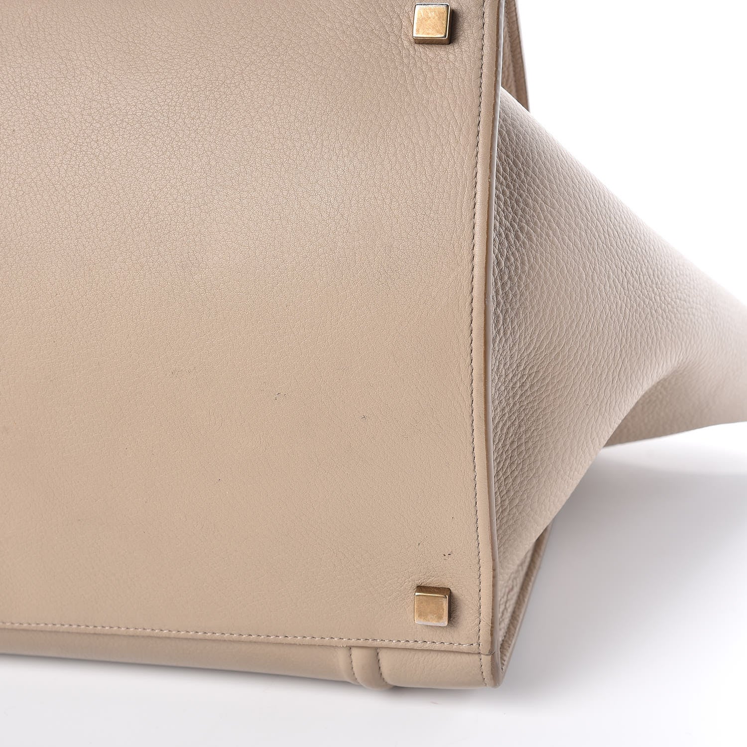 Celine Supple Calfskin Medium Phantom Luggage Beige 11 of 11