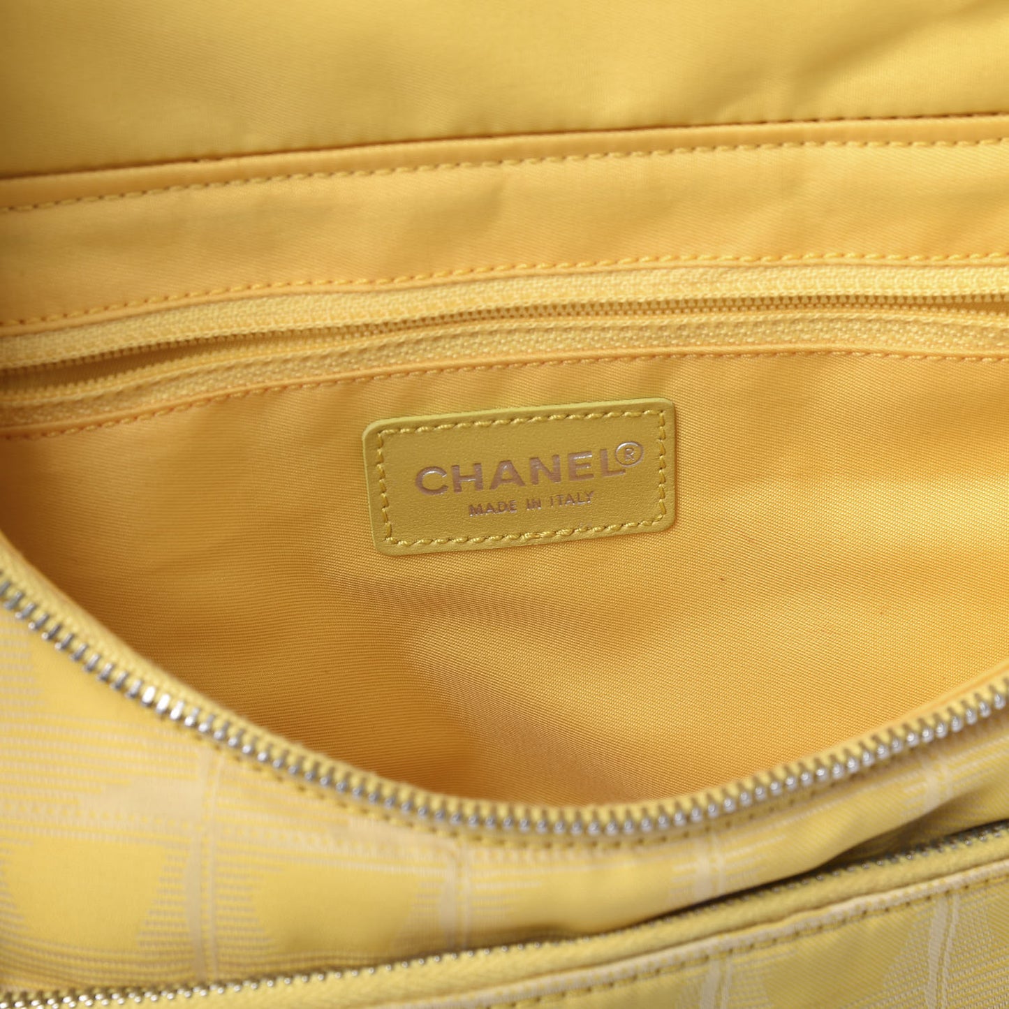 Nylon Travel Backpack Yellow
