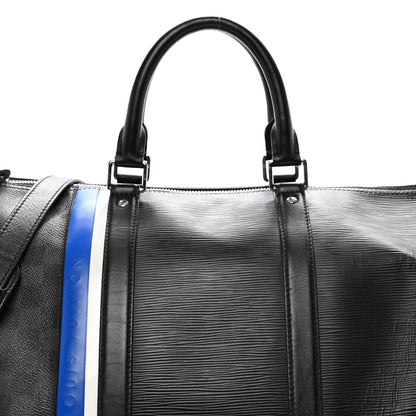Louis Vuitton Epi Damier Graphite Keepall Bandouliere 50 Black 5 of 11