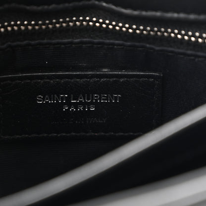 Saint Laurent Calfskin Y Quilted Monogram Toy Loulou Crossbody Bag Black 7 of 13