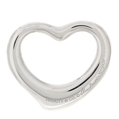Tiffany Sterling Silver 22mm Elsa Peretti Open Heart Pendant 3 of 3