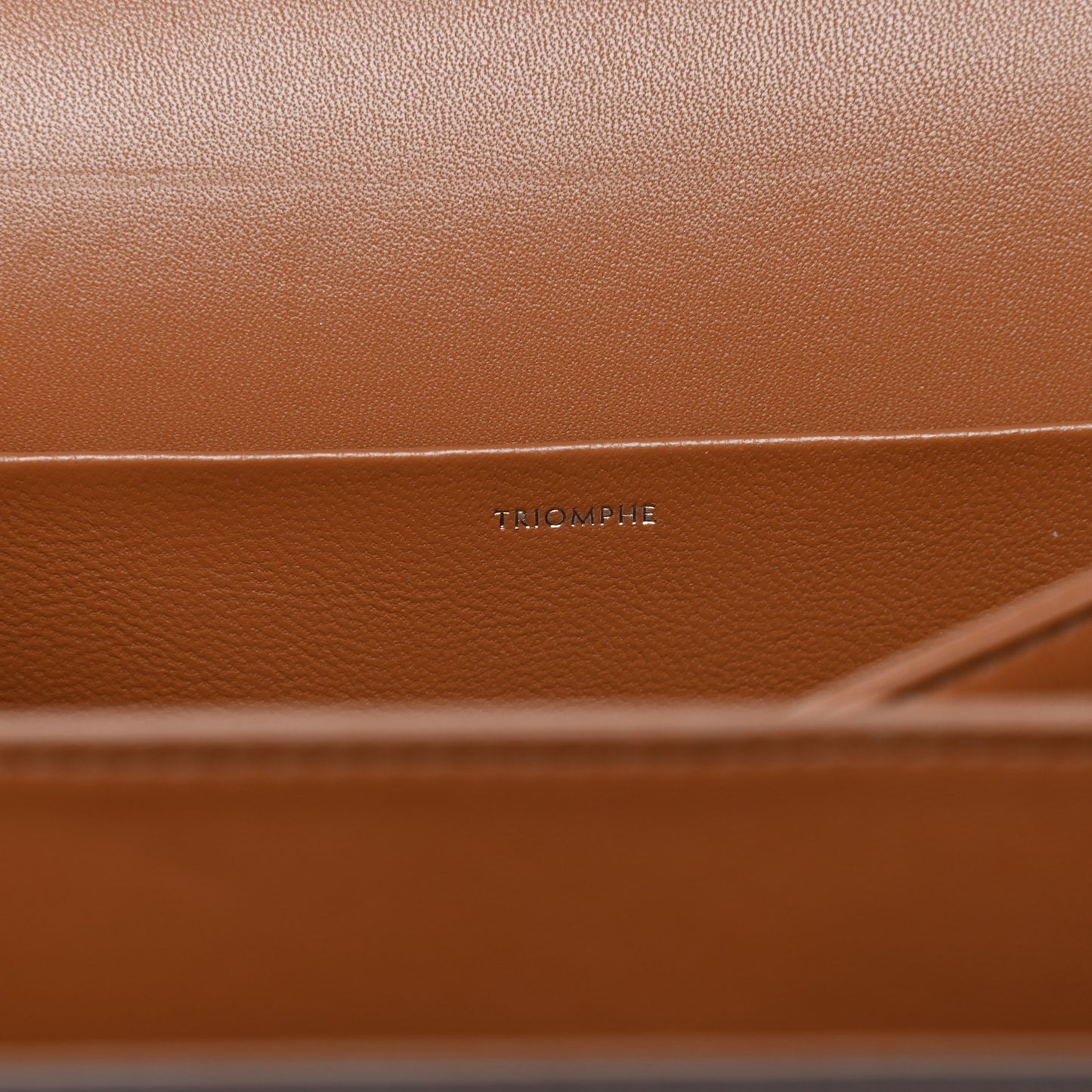 Textile Natural Calfskin Large Triomphe Tan White