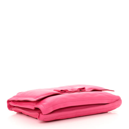 Salvatore Ferragamo Calfskin Small Viva Bow Shoulder Bag Hot Pink 4 of 11