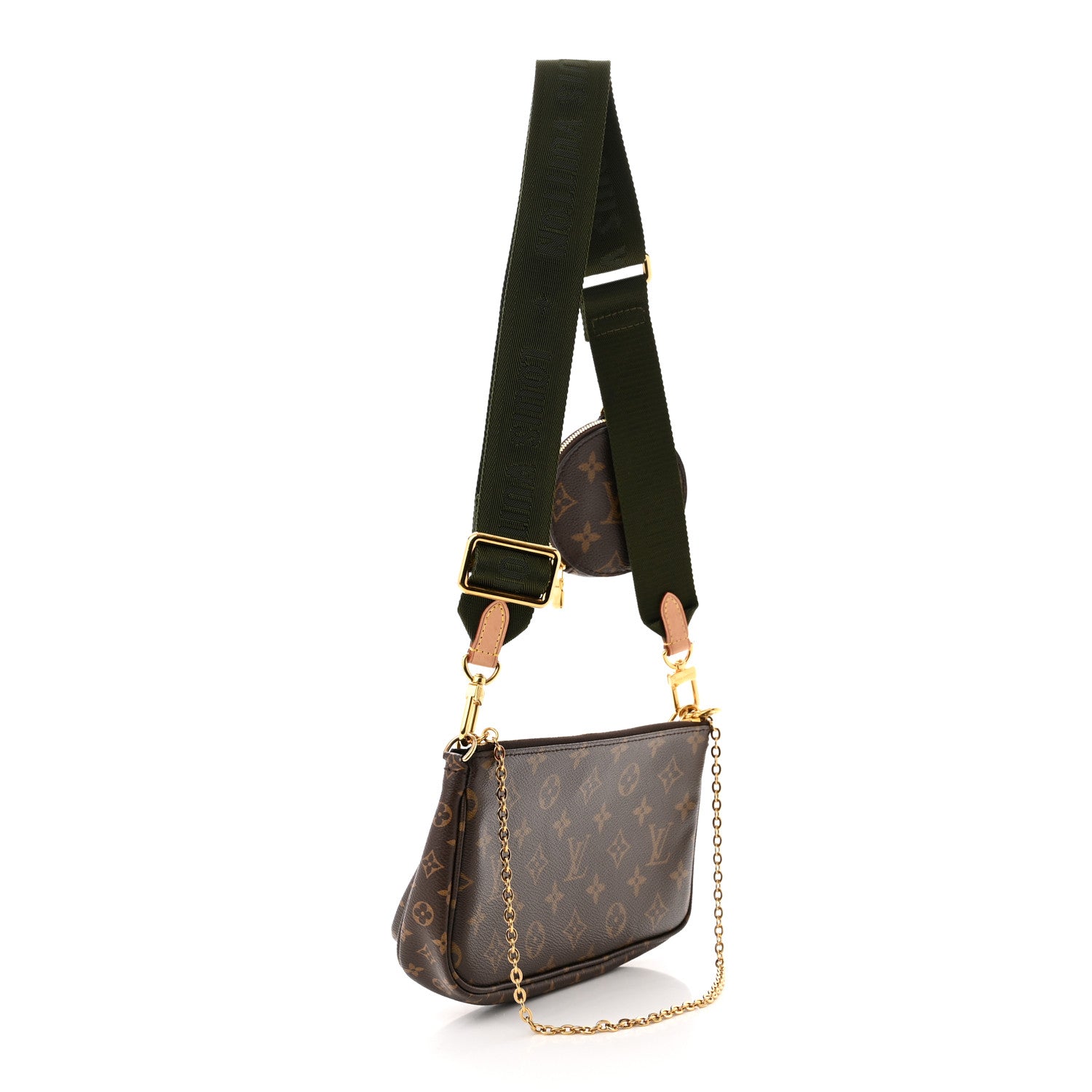 Louis Vuitton Monogram Multi Pochette Accessories Kaki 3 of 11