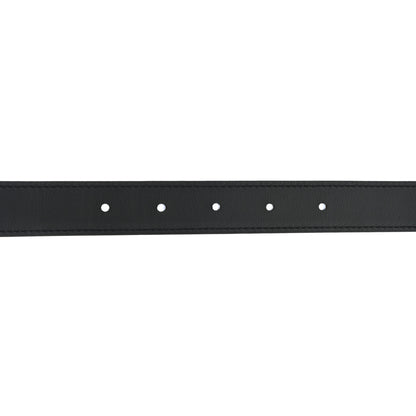 Hermes Swift Epsom 24mm Belt Strap 75 Black Bleu Electrique 5 of 6