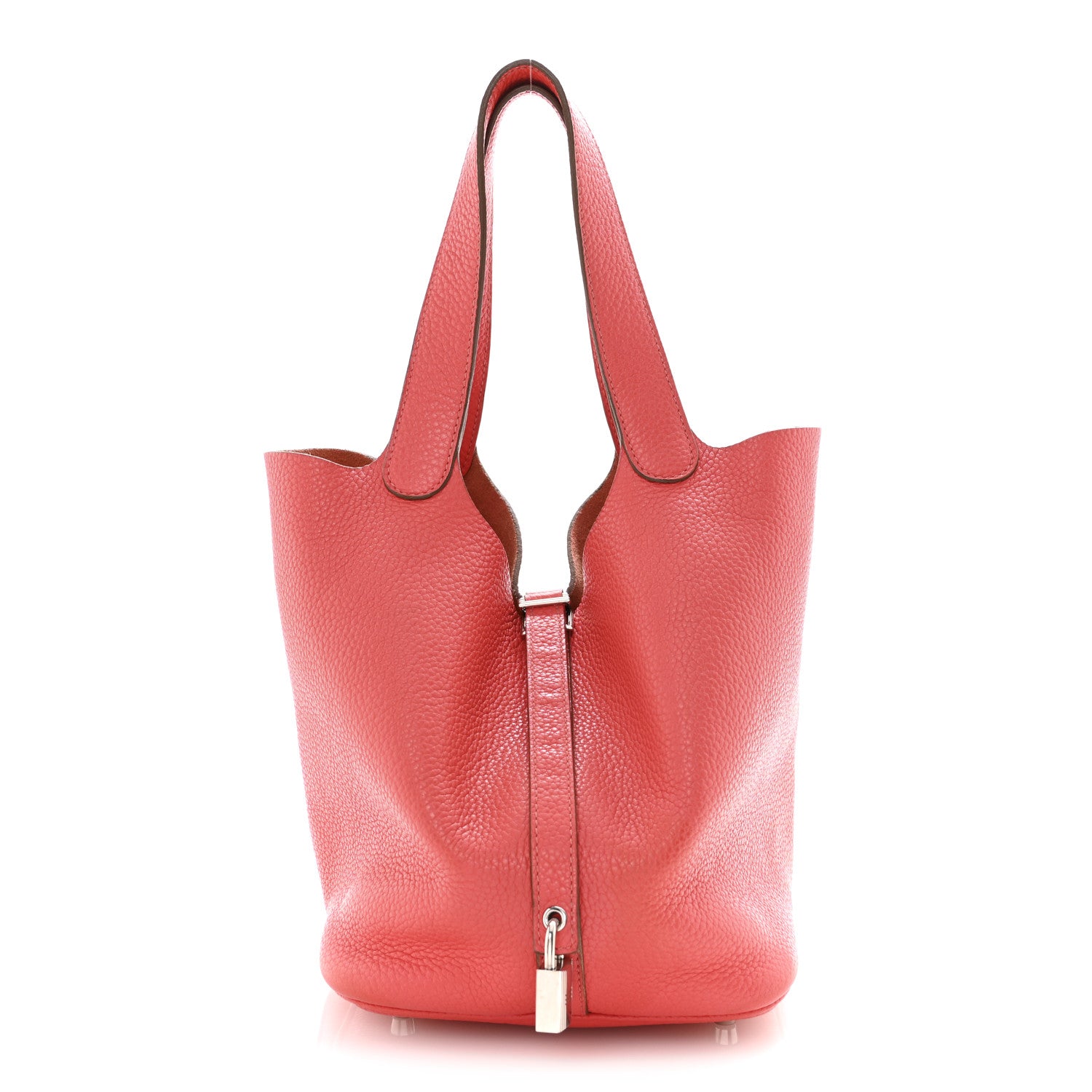 Hermes Taurillon Clemence Picotin Lock 22 MM Rose Jaipur 1 of 13