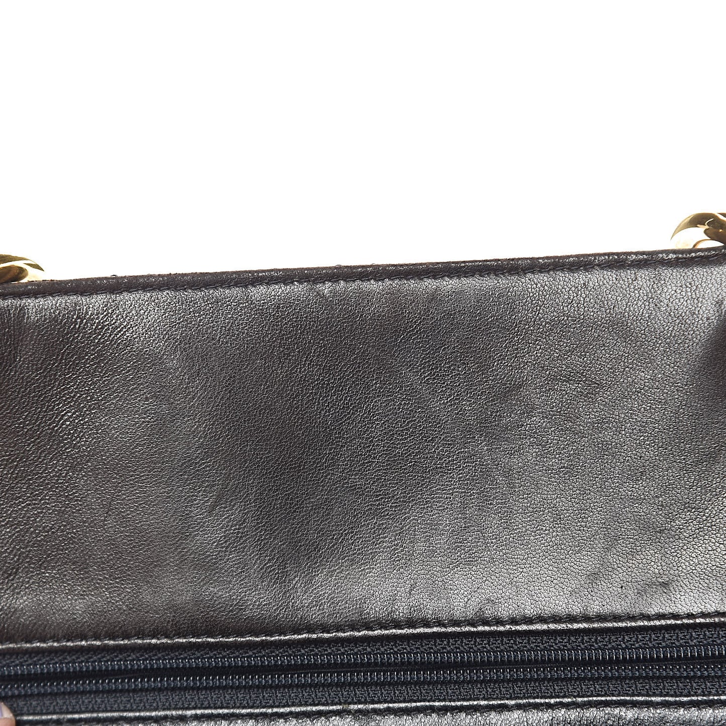 Patent Quilted Grand Shopping Tote GST Black