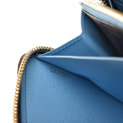 Louis Vuitton Damier Ebene 2017 Christmas Animation Clemence Wallet 7 of 8