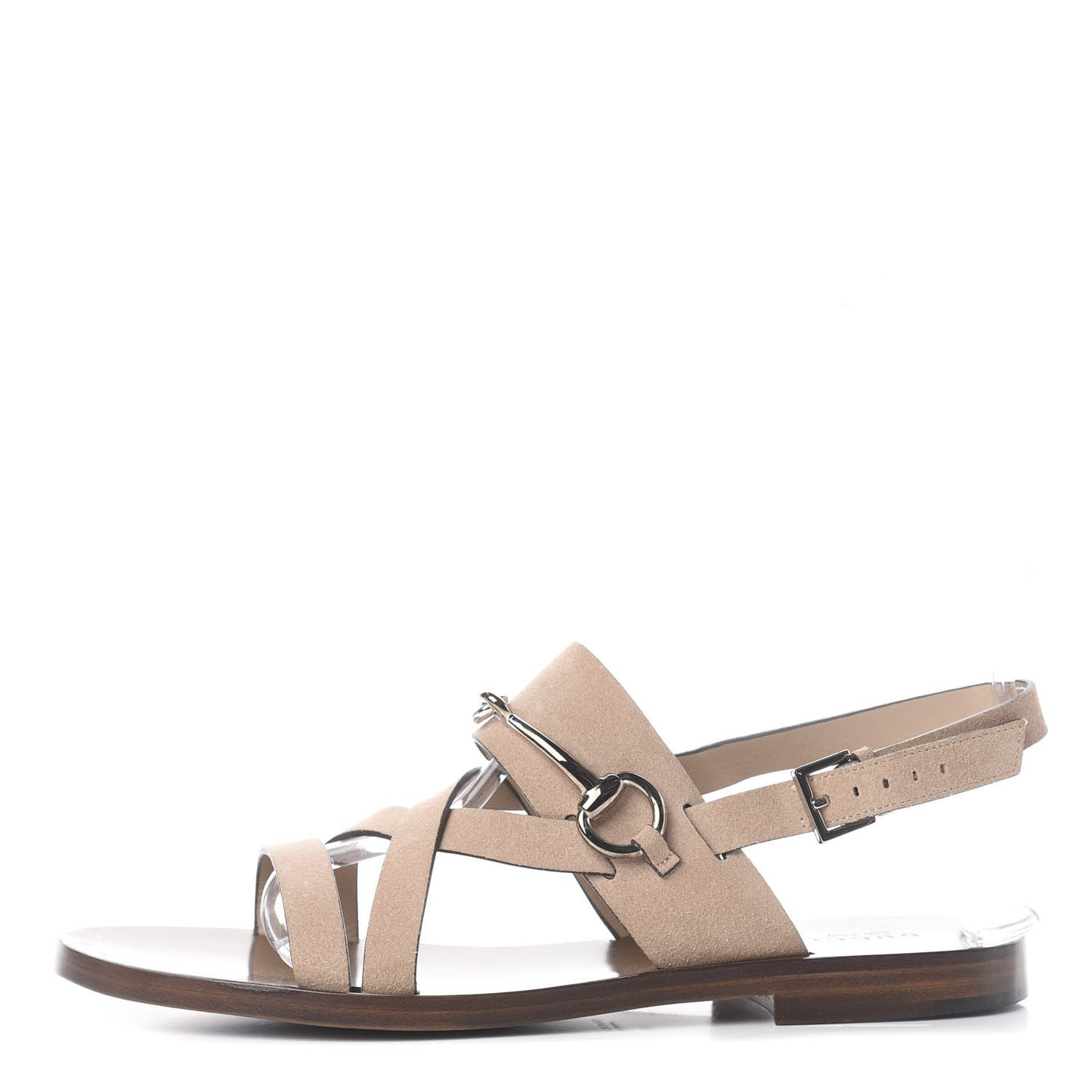Suede Columbia Reverse Flat Sandals 40 Neutral