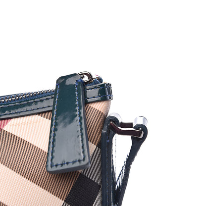 Burberry Patent Nova Check Julia Crossbody Bag Green 12 of 14