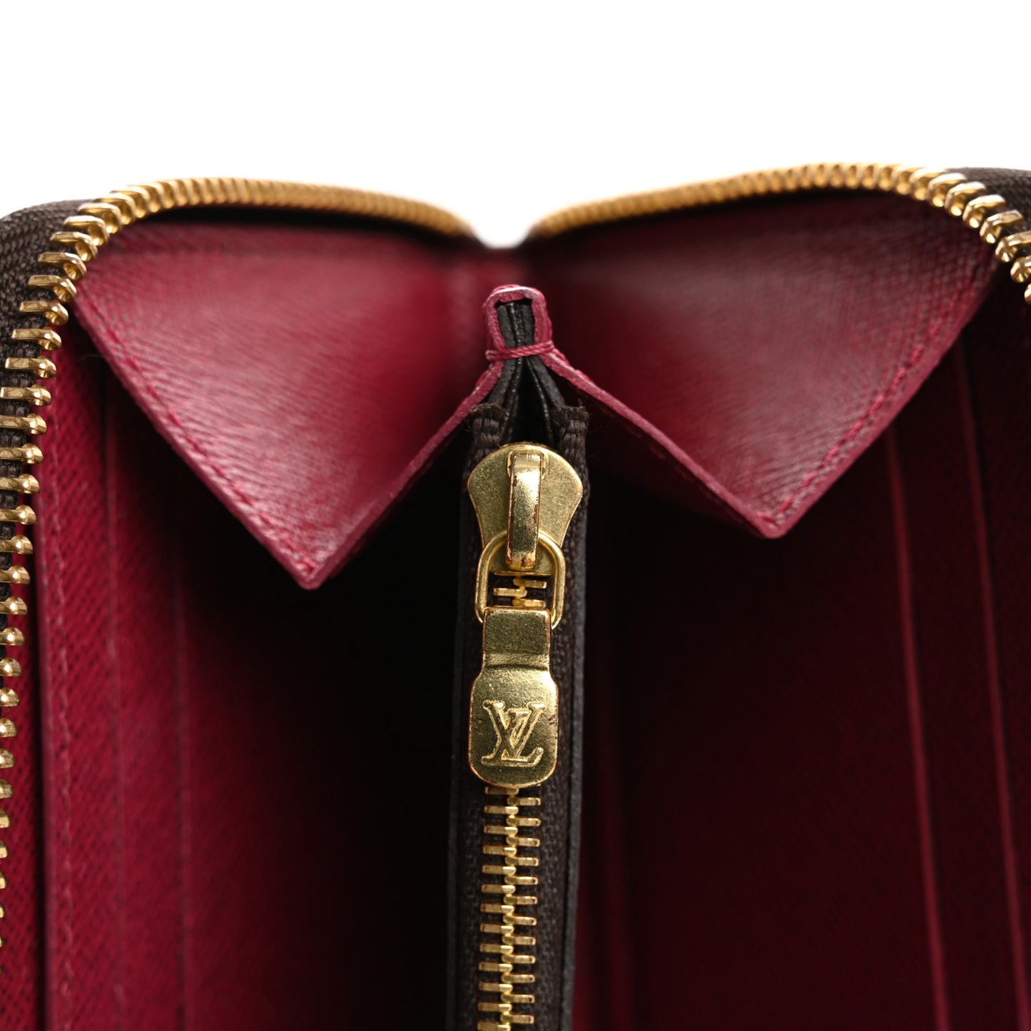 Monogram Clemence Wallet Fuchsia
