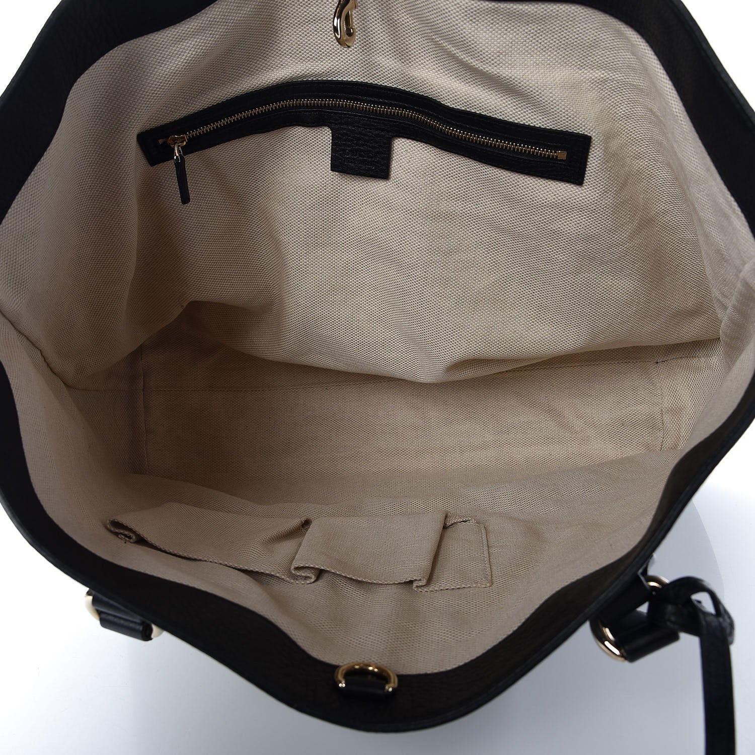 Gucci Cellarius Calfskin Large Soho Working Tote Black 5 of 10