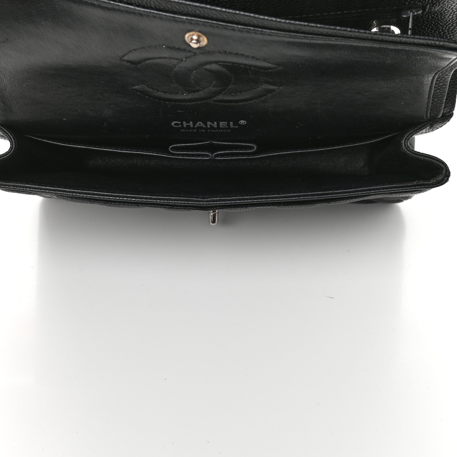 Chanel Caviar Quilted Medium Double Flap Black 4 of 8