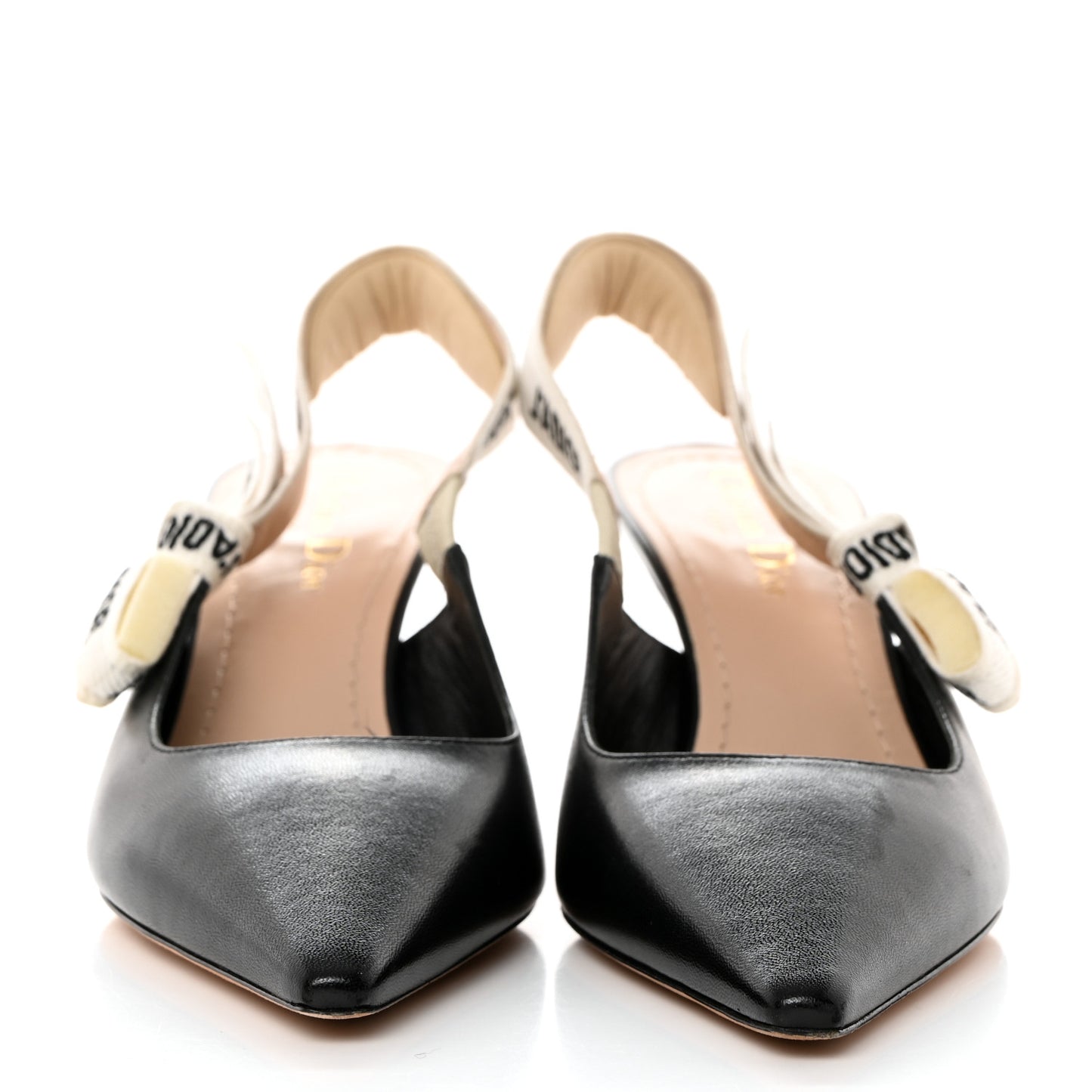 Lambskin Ribbon J'Adior Slingback 65mm Pumps 38 Black