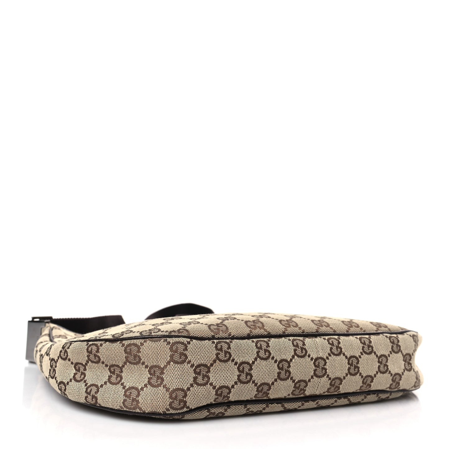 Monogram Medium Half Moon Hobo Dark Brown
