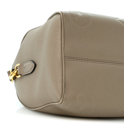 Louis Vuitton Empreinte Monogram Giant Speedy Bandouliere 25 Tourterelle 8 of 11