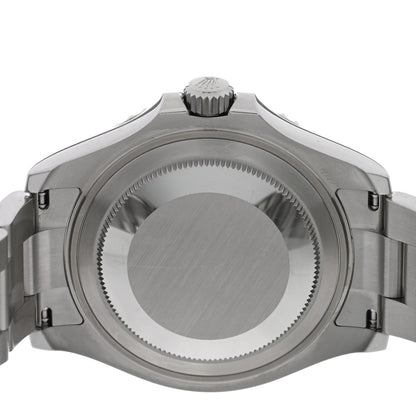 Rolex Stainless Steel Platinum 37mm Oyster Perpetual Date Yacht-Master Watch Slate 268622 4 of 5