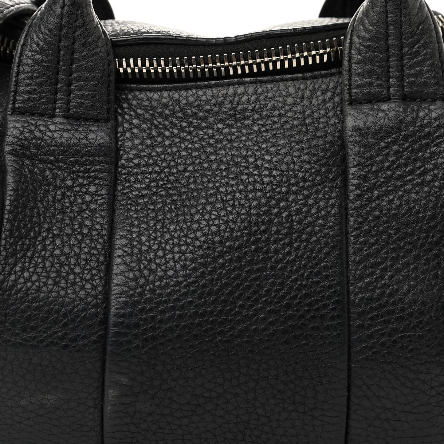 Pebbled Lambskin Mini Rockie Black Gold Hardware