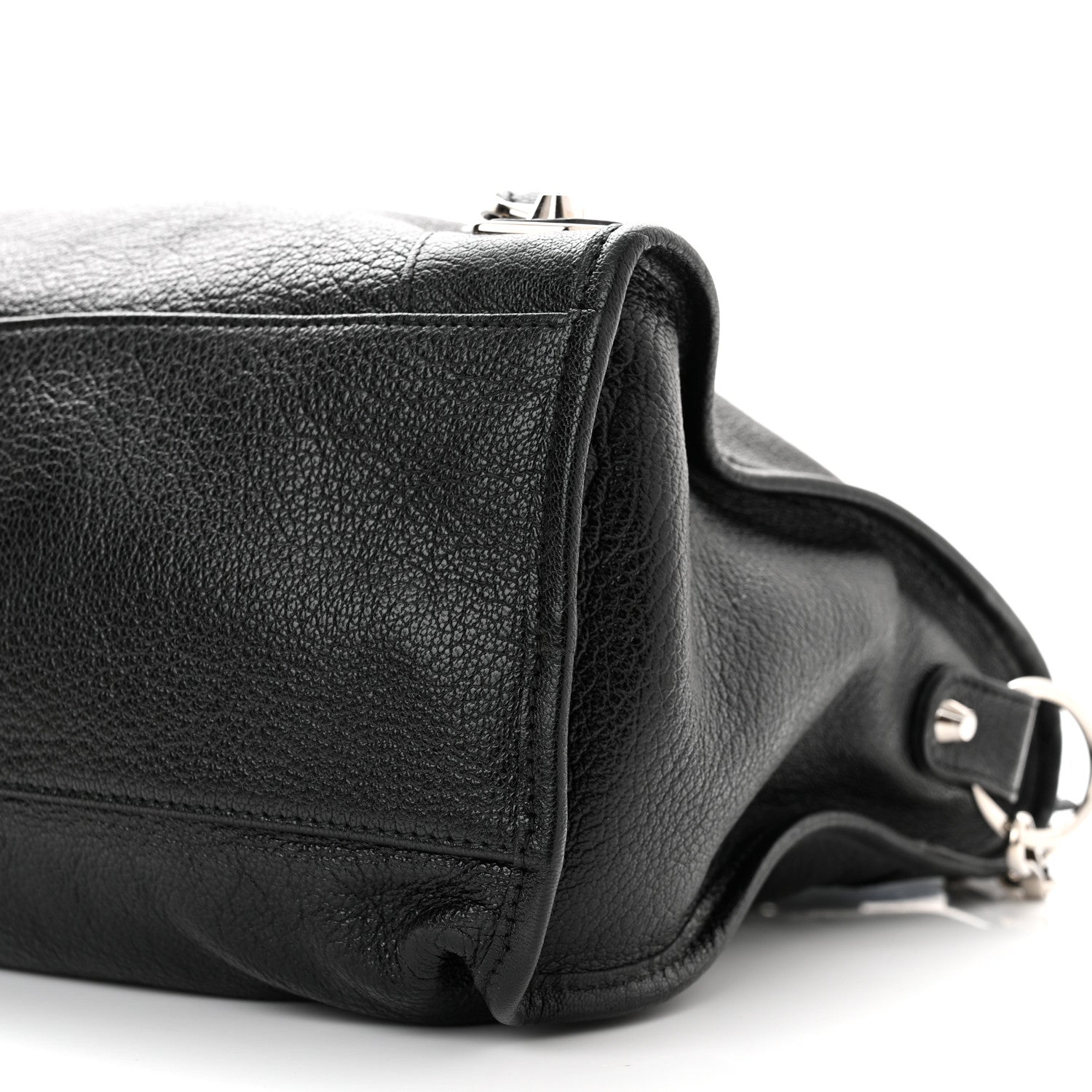 Balenciaga Chevre Silver Metallic Edge Hardware City Black 10 of 10