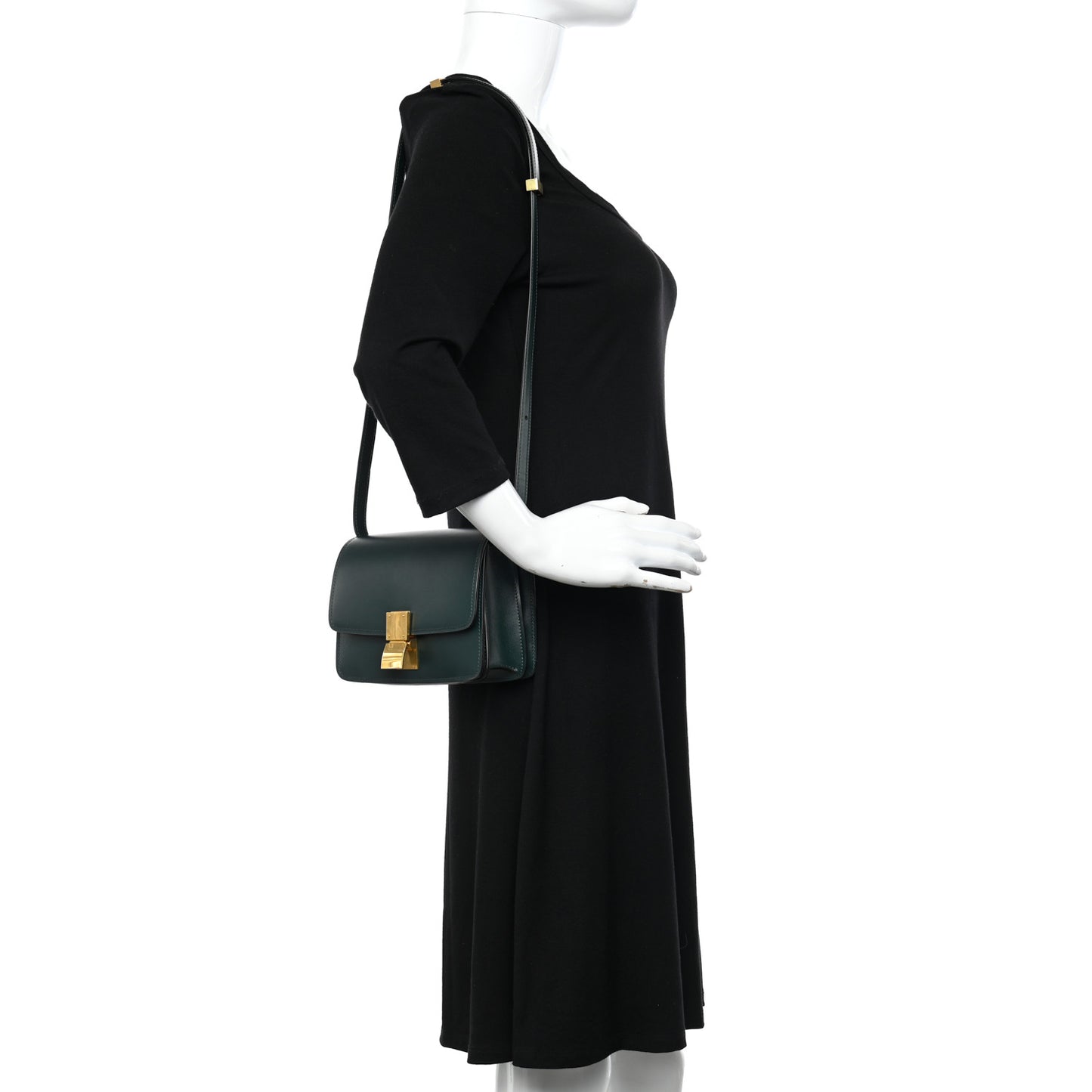 Box Calfskin Small Classic Box Flap Bag Amazone