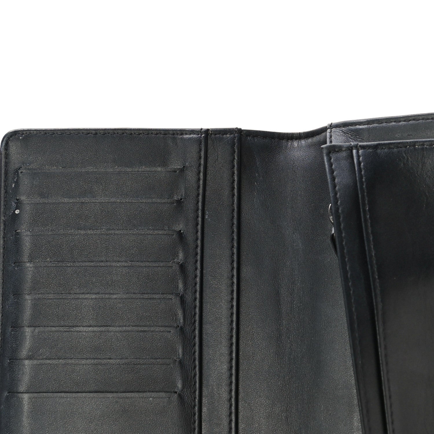 Chanel Patent Calfskin Quilted Boy Yen Wallet Black 15 of 15