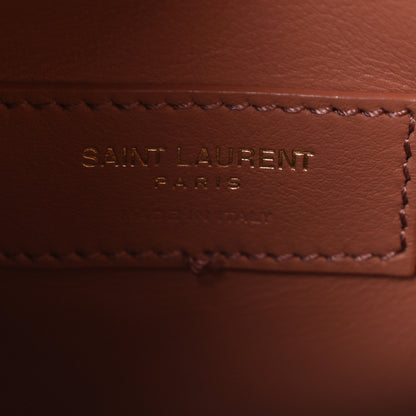 Saint Laurent Suede Calfskin Small Le 5 A 7 Soft Hobo  Barely Pink 6 of 10
