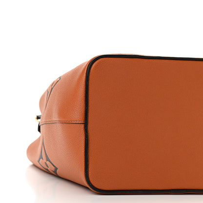 Louis Vuitton Empreinte Monogram Giant Crafty Neonoe MM Caramel Black 10 of 11