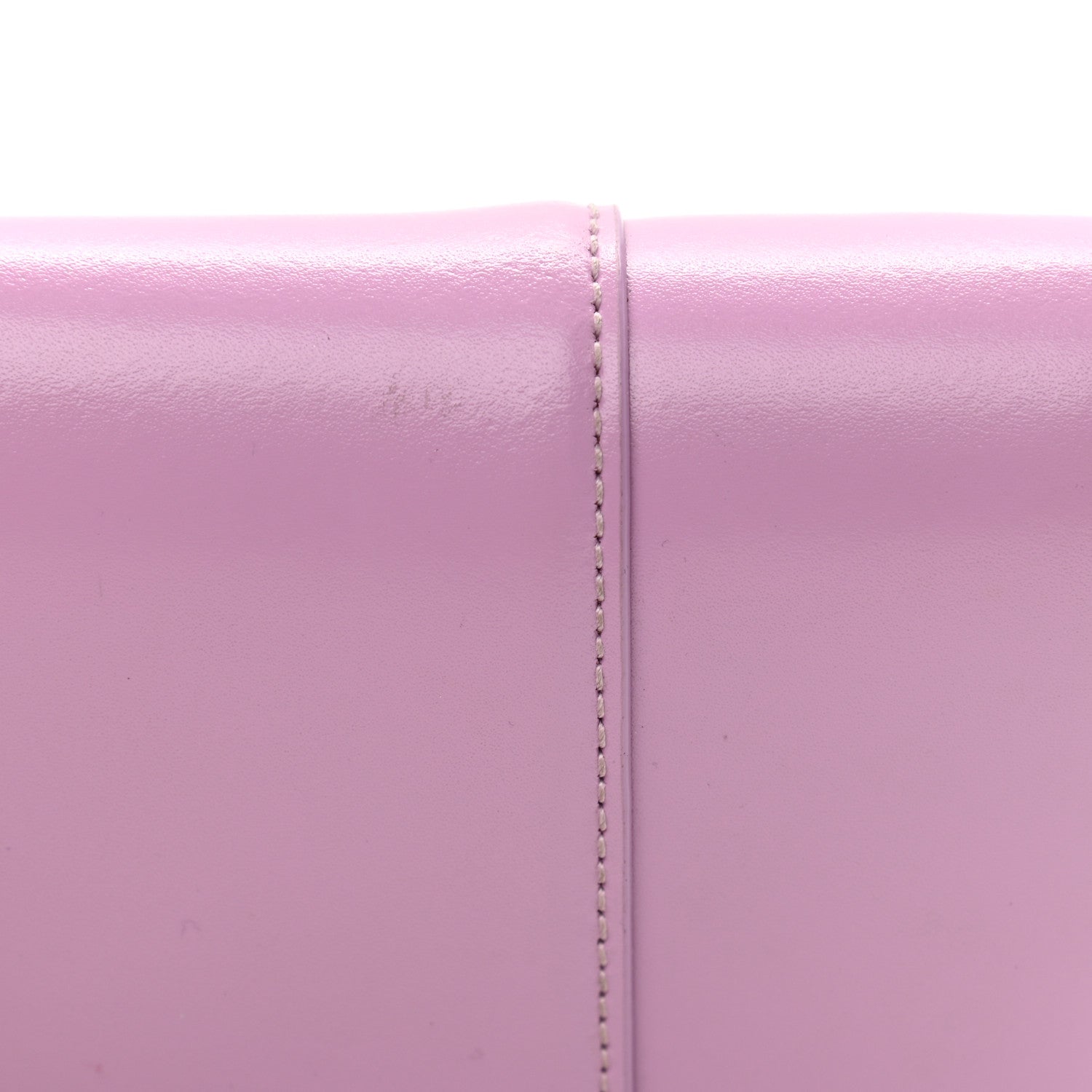 Balenciaga Shiny Box Calfskin Tonal B Hourglass Chain Bag Liliac 11 of 14