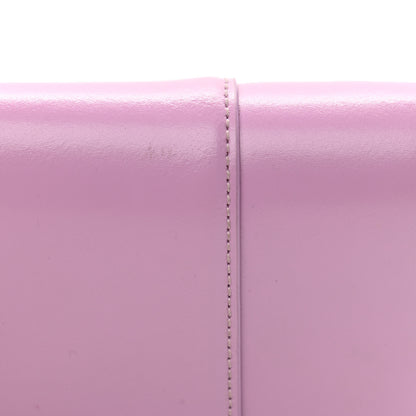 Balenciaga Shiny Box Calfskin Tonal B Hourglass Chain Bag Liliac 11 of 14