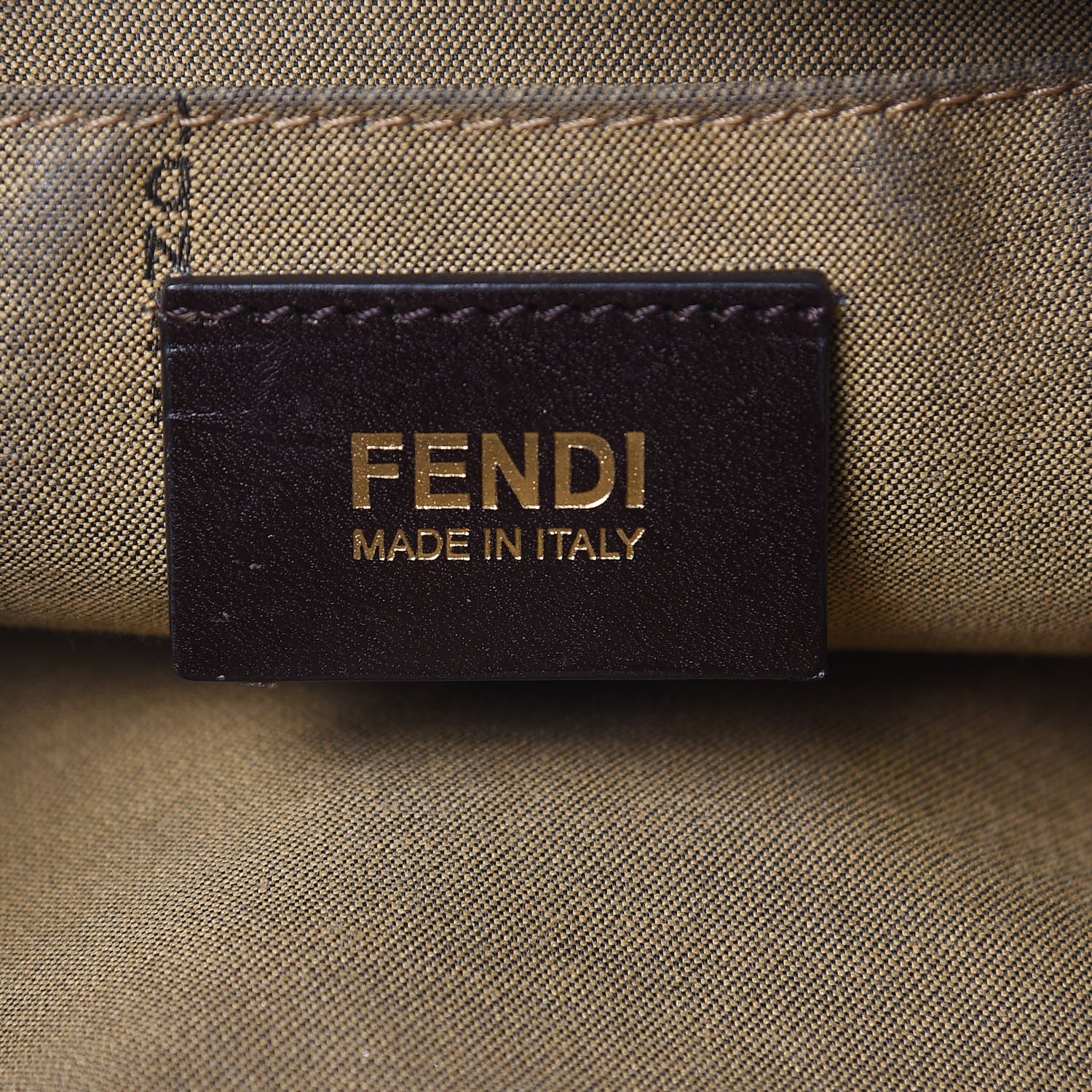 Fendi Zucca Vitello Chef Crossbody Bag Tobacco Moro 6 of 14