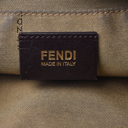 Fendi Zucca Vitello Chef Crossbody Bag Tobacco Moro 6 of 14