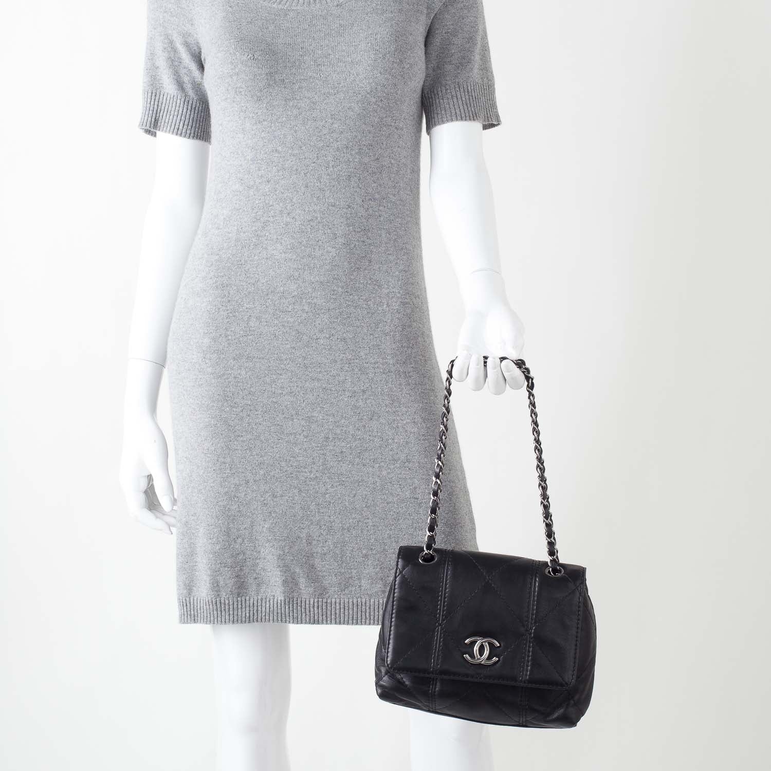Chanel Lambskin Small Soft Touch Flap Black 2 of 9