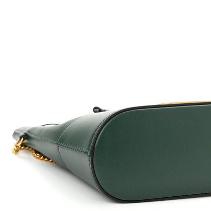 Valentino Garavani Nappa Mini VLogo Signature Chain Bucket Bag English Green 8 of 9