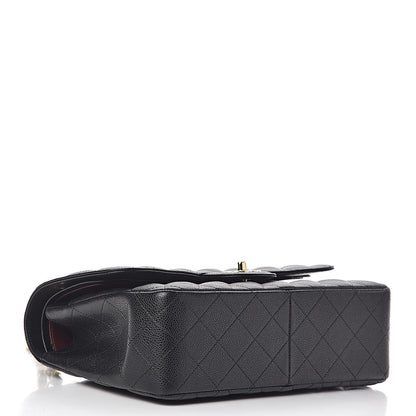 Chanel Caviar Quilted Jumbo Double Flap Black 4 of 12