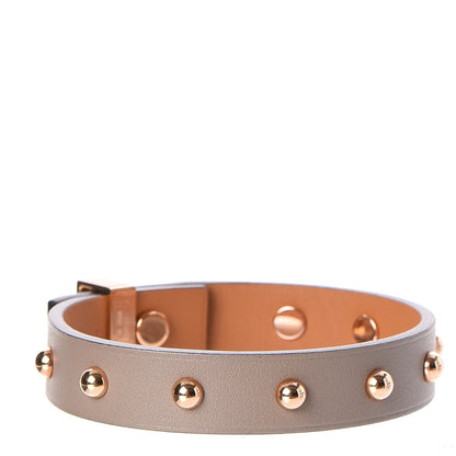 Hermes Swift Mini Dog Clous Ronds Bracelet T3 Gris Asphalte 4 of 8