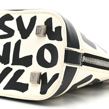 Louis Vuitton Graffiti Alma MM Black 8 of 15