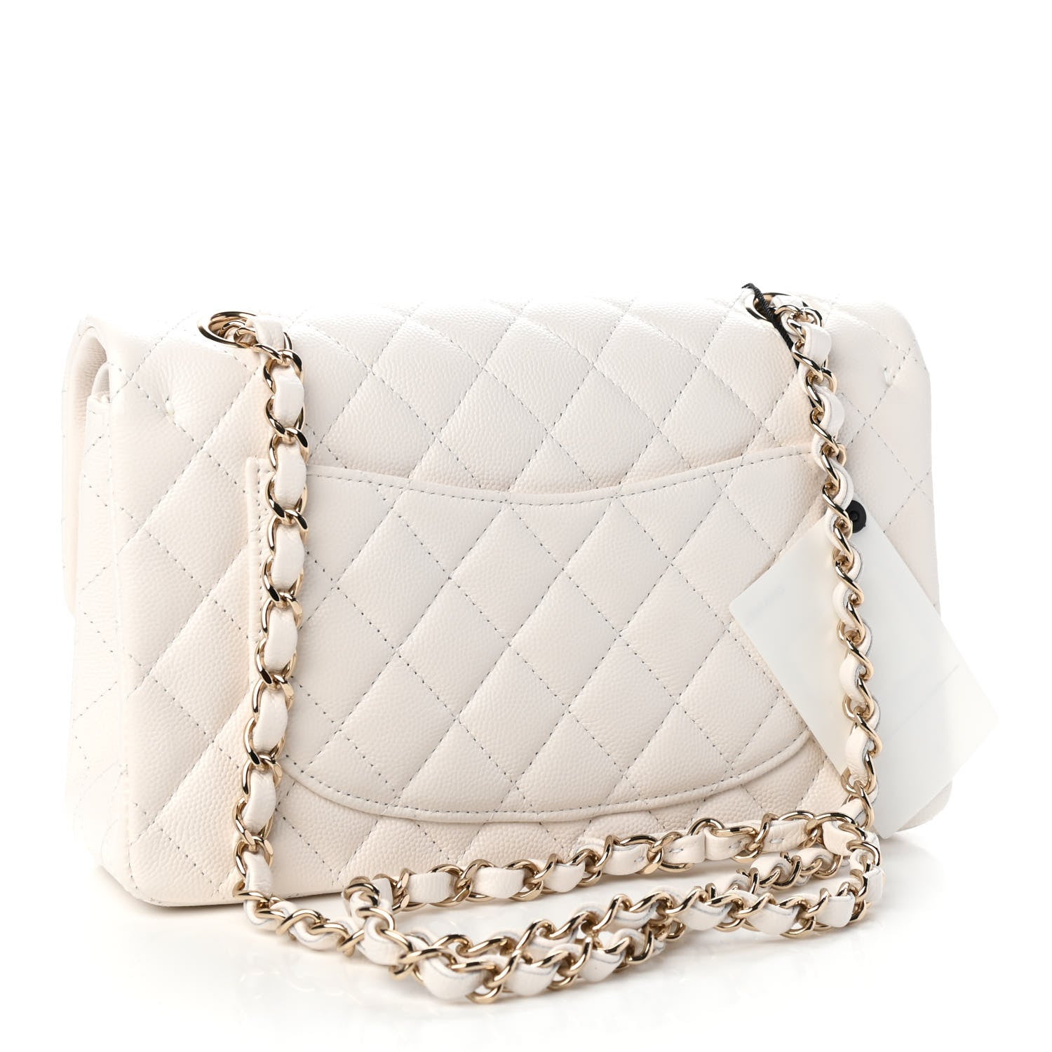 Chanel Caviar Quilted Small Double Flap White 3 of 11