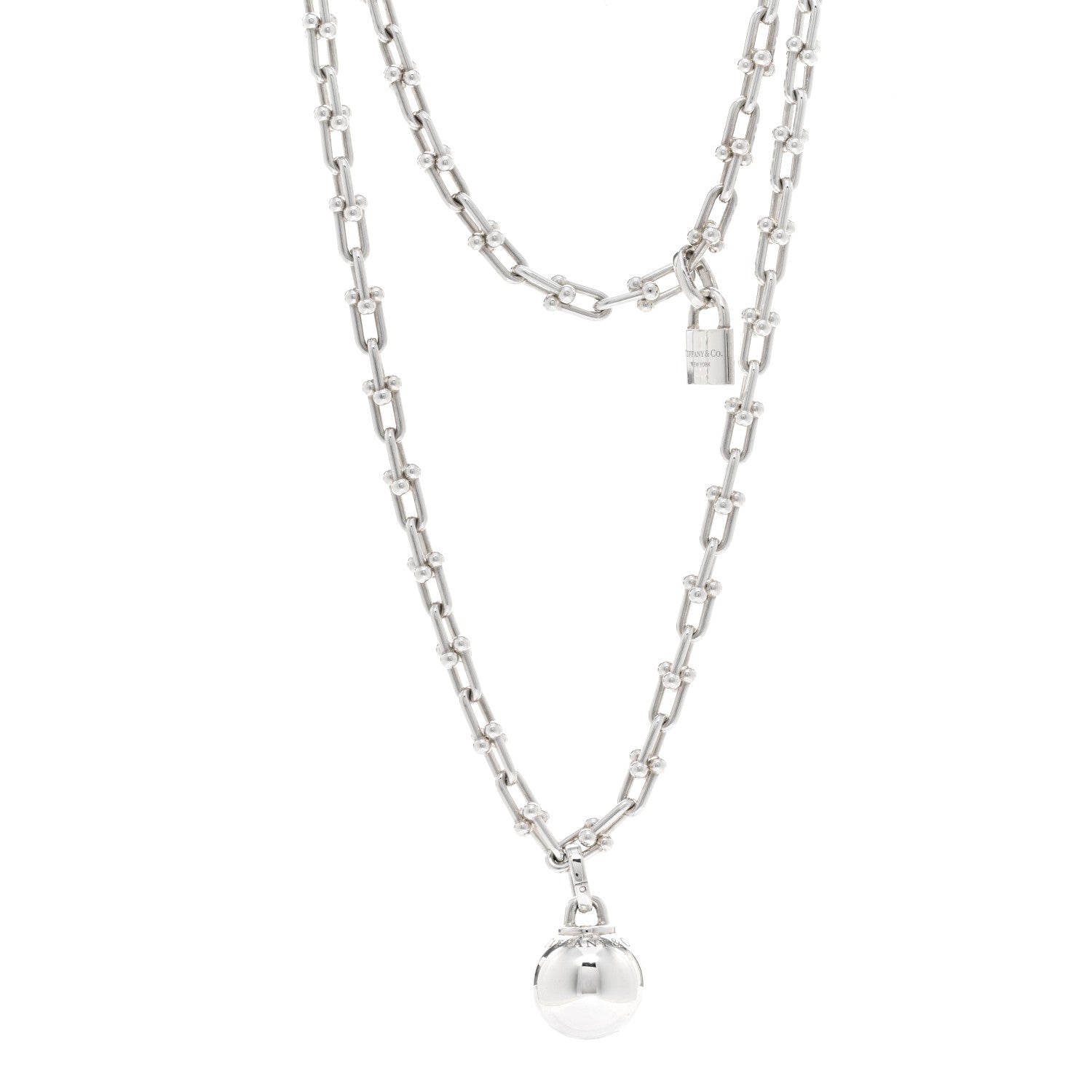 Tiffany Sterling Silver HardWear Wrap Necklace 1 of 4