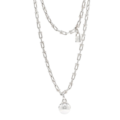 Tiffany Sterling Silver HardWear Wrap Necklace 1 of 4