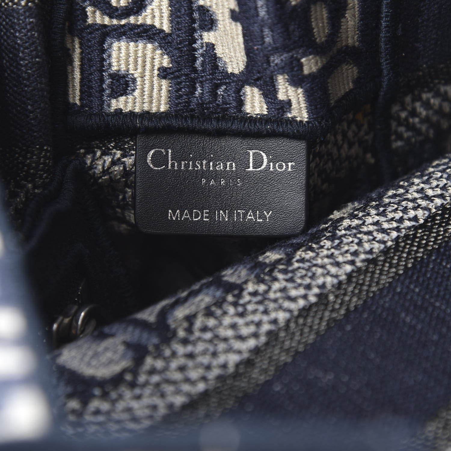 Christian Dior Oblique Backpack Blue White 5 of 10